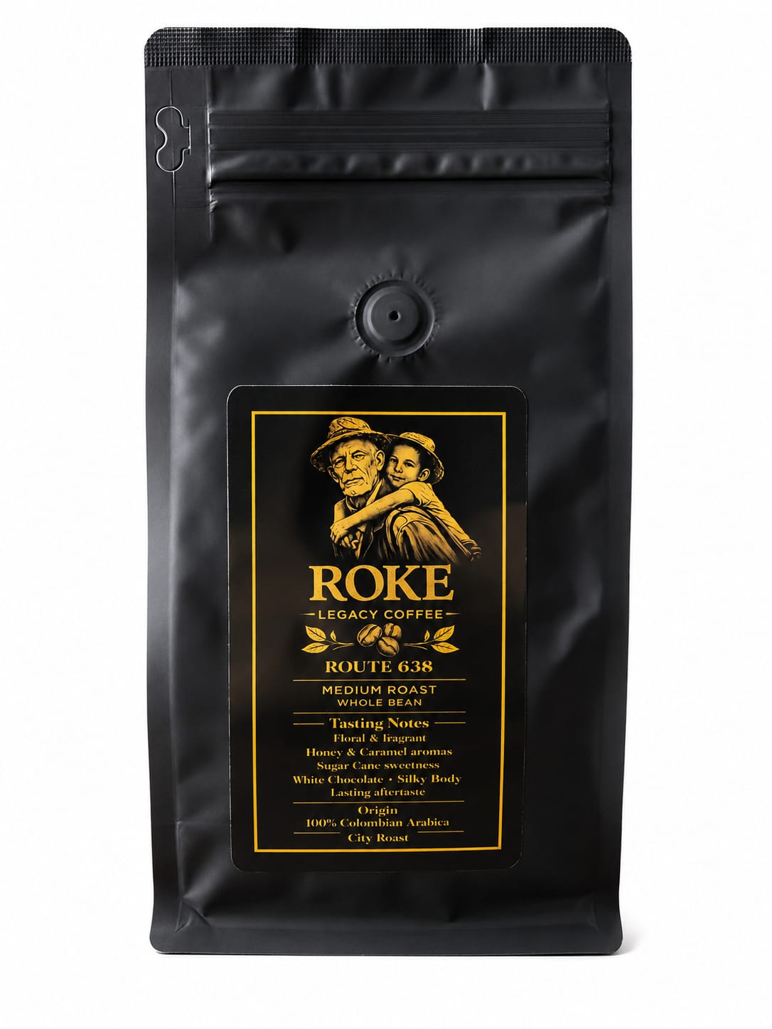 ROKE Route 638 - Medium Roast Whole Bean Coffee 120z